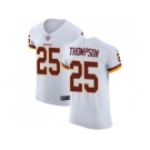 Nike Washington Redskins #25 Chris Thompson White Men Stitched NFL Vapor Untouchable Elite Jersey