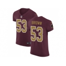 Nike Washington Redskins #53 Zach Brown Burgundy Red Alternate Men Stitched NFL Vapor Untouchable Elite Jersey