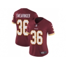 Women Nike Washington Redskins #36 D.J. Swearinger Burgundy Red Team Color Stitched NFL Vapor Untouchable Limited Jersey