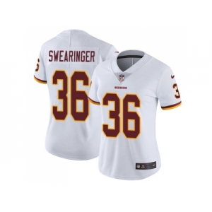 Women Nike Washington Redskins #36 D.J. Swearinger White Stitched NFL Vapor Untouchable Limited Jersey