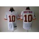 nike nfl jerseys washington redskins #10 griffin white[elite]