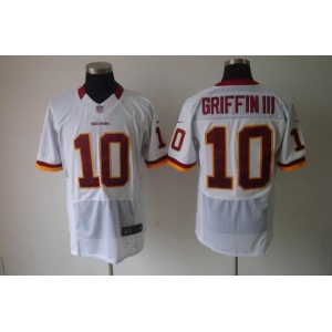 nike nfl jerseys washington redskins #10 griffin white[elite]