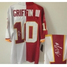 nike nfl jerseys washington redskins #10 griffiniii white-red[Elite split signature]