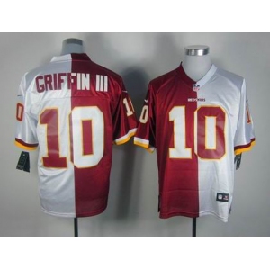 nike nfl jerseys washington redskins #10 griffiniii white-red[Elite split]