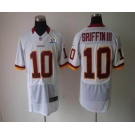 nike nfl jerseys washington redskins #10 griffiniii white[Elite 50th Patch]