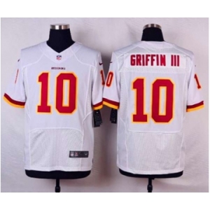 nike nfl jerseys washington redskins #10 robert griffin iii white[new Elite]