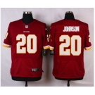 nike nfl jerseys washington redskins #20 johnson red[Elite]