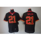 nike nfl jerseys washington redskins #21 taylor black[Elite]