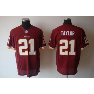 nike nfl jerseys washington redskins #21 taylor red[elite]