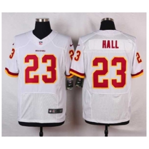 nike nfl jerseys washington redskins #23 hall white[Elite]