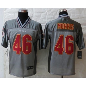 nike nfl jerseys washington redskins #46 alfred morris grey[Elite vapor]