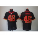 nike nfl jerseys washington redskins #46 morris black[Elite]