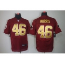 nike nfl jerseys washington redskins #46 morris red[Elite yellow number]