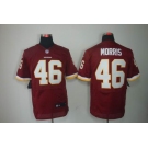 nike nfl jerseys washington redskins #46 morris red[Elite]