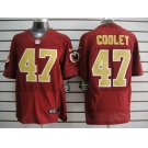 nike nfl jerseys washington redskins #47 cooley red Elite(80 anniversary)