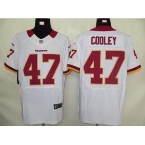 nike nfl jerseys washington redskins #47 cooley white[elite]