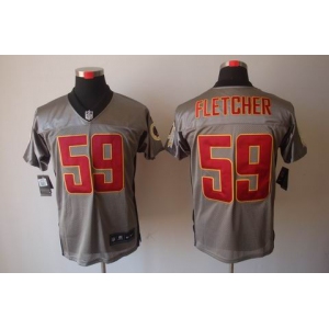 nike nfl jerseys washington redskins #59 fletcher grey[Elite shadow]