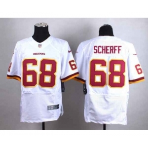 nike nfl jerseys washington redskins #68 scherff white[Elite]