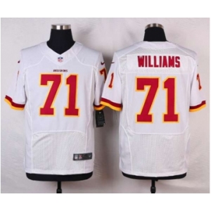 nike nfl jerseys washington redskins #71 trent williams white[Elite][williams]