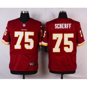 nike nfl jerseys washington redskins #75 brandon scherff red[Elite]