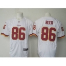 nike nfl jerseys washington redskins #86 reed white[Elite]