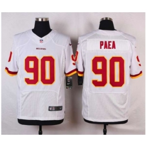 nike nfl jerseys washington redskins #90 paea white[new Elite]