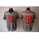 nike nfl jerseys washington redskins #91 kerrigan grey[Elite shadow]