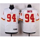 nike nfl jerseys washington redskins #94 smith white[Elite]