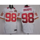 nike nfl jerseys washington redskins #98 orakpo white [Elite 80 anniversary patch]