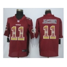 2015 New Nike Washington Red Skins #11 Jackson Red Strobe Jerseys[Limited]