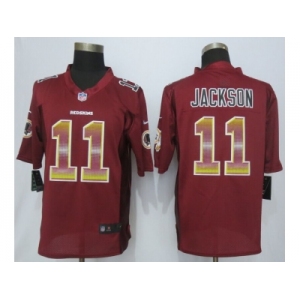 2015 New Nike Washington Red Skins #11 Jackson Red Strobe Jerseys[Limited]