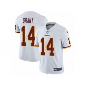 Men Nike Washington Redskins #14 Ryan Grant White Vapor Untouchable Limited Player NFL Jersey