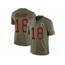 Men Nike Washington Redskins #18 Josh Doctson Limited Olive 2017 Salute to Service NFL Jersey