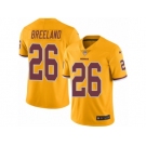 Men Nike Washington Redskins #26 Bashaud Breeland Limited Gold Rush Vapor Untouchable NFL Jersey