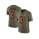 Men Nike Washington Redskins #3 Dustin Hopkins Limited Olive 2017 Salute to Service NFL Jersey