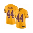 Men Nike Washington Redskins #44 John Riggins Limited Gold Rush Vapor Untouchable NFL Jersey