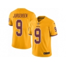 Men Nike Washington Redskins #9 Sonny Jurgensen Limited Gold Rush Vapor Untouchable NFL Jersey