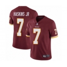 Men Washington Redskins #7 Dwayne Haskins Burgundy Red Team Color Vapor Untouchable Limited Player Football Jersey