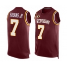 Men Washington Redskins #7 Dwayne Haskins Limited Red Player Name & Number Tank Top Football Jersey