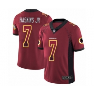 Men Washington Redskins #7 Dwayne Haskins Limited Red Rush Drift Fashion Football Jersey