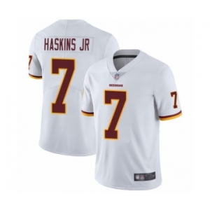 Men Washington Redskins #7 Dwayne Haskins White Vapor Untouchable Limited Player Football Jersey