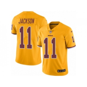 Men's Nike Washington Redskins #11 DeSean Jackson Limited Gold Rush NFL Jersey