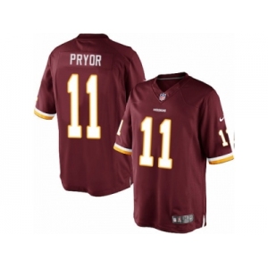 Men's Nike Washington Redskins #11 Terrelle Pryor Limited Burgundy Red Team Color NFL Jersey