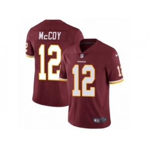 Men's Nike Washington Redskins #12 Colt McCoy Vapor Untouchable Limited Burgundy Red Team Color NFL Jersey