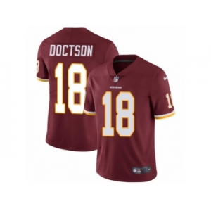 Men's Nike Washington Redskins #18 Josh Doctson Vapor Untouchable Limited Burgundy Red Team Color NFL Jersey