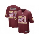 Men's Nike Washington Redskins #21 Sean Taylor Limited Burgundy Red Strobe NFL Jersey