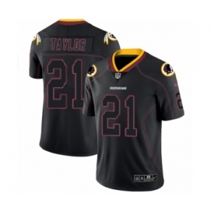 Men's Nike Washington Redskins #21 Sean Taylor Limited Lights Out Black Rush NFL Jersey