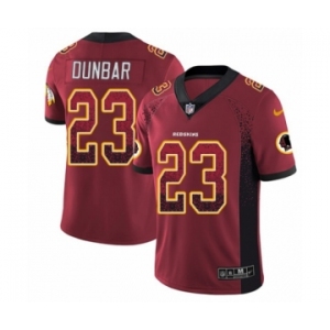 Men's Nike Washington Redskins #23 Quinton Dunbar Limited Red Rush Drift Fashion NFL Jersey