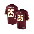 Men's Nike Washington Redskins #25 Chris Thompson Limited Burgundy Red Team Color NFL Jersey