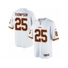 Men's Nike Washington Redskins #25 Chris Thompson Limited White NFL Jersey